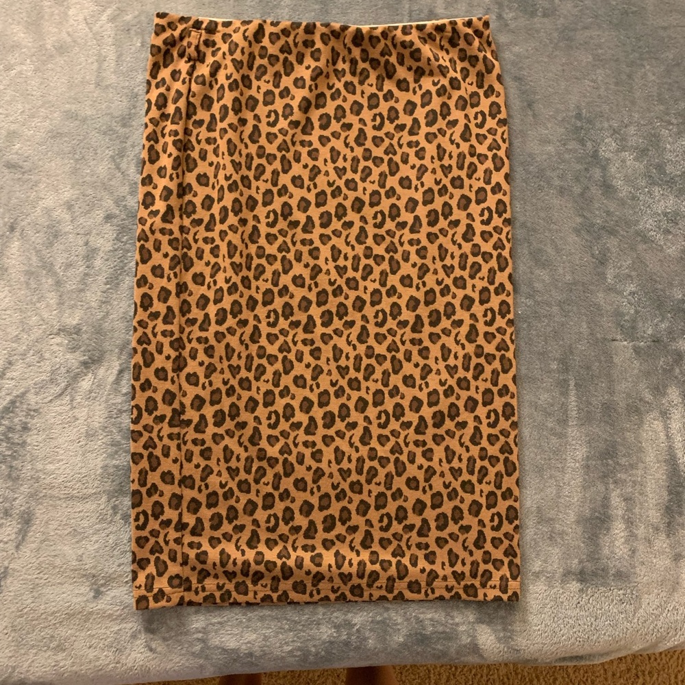 Valia Leopard Print Maxi Skirt